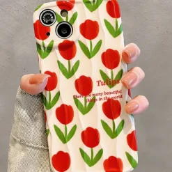 Iphone Cases*Boogzel Clothing Tulips iPhone Case Red