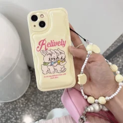 Iphone Cases*Boogzel Clothing Relively Bunny iPhone Case Yellow