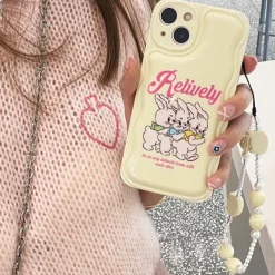 Iphone Cases*Boogzel Clothing Relively Bunny iPhone Case Yellow