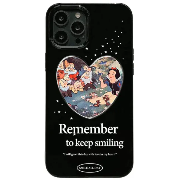 Iphone Cases*Boogzel Clothing Remember To Keep Smiling iPhone Case Black