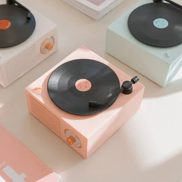 Aesthetic Room Decor*Boogzel Clothing Retro Vinyl Player Bluetooth Speaker