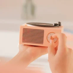 Aesthetic Room Decor*Boogzel Clothing Retro Vinyl Player Bluetooth Speaker