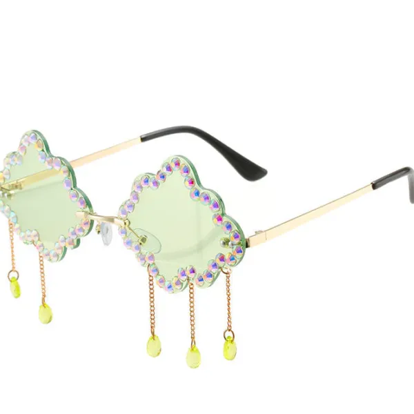 Sunglasses*Boogzel Clothing Rhinestone Cloud Glasses