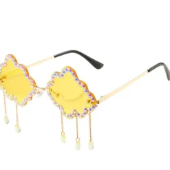 Sunglasses*Boogzel Clothing Rhinestone Cloud Glasses