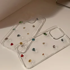 Iphone Cases*Boogzel Clothing Rhinestone DIY iPhone Case Clear