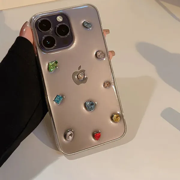 Iphone Cases*Boogzel Clothing Rhinestone DIY iPhone Case Clear