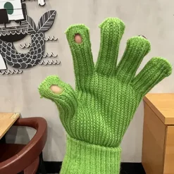 Other*Boogzel Clothing Rhinestone Knit Gloves