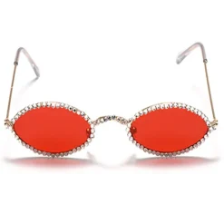 Sunglasses*Boogzel Clothing Rhinestone Oval Glasses