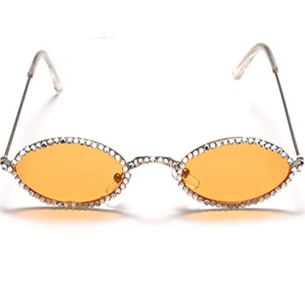 Sunglasses*Boogzel Clothing Rhinestone Oval Glasses