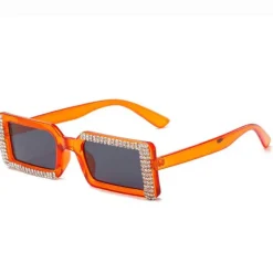 Sunglasses*Boogzel Clothing Rhinestone Rectangle Sunglasses