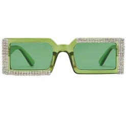 Sunglasses*Boogzel Clothing Rhinestone Rectangle Sunglasses