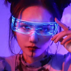 Sunglasses*Boogzel Clothing Robo Babe LED Sunglasses Multi