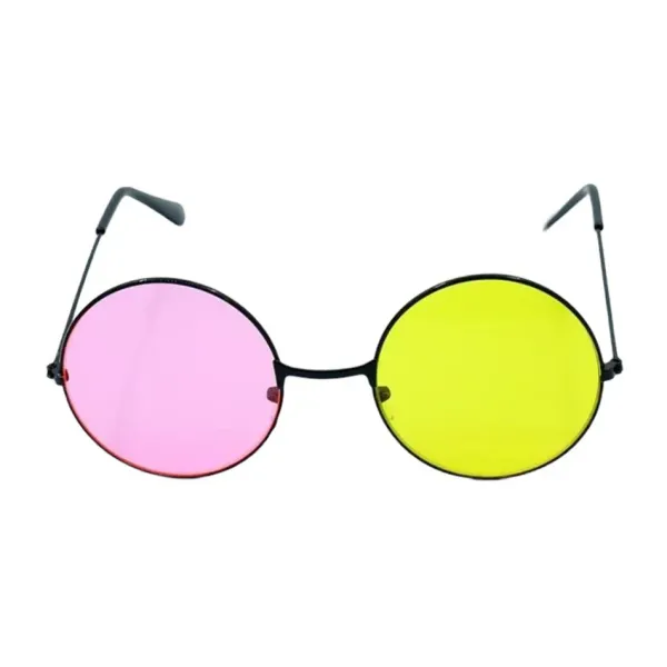 Sunglasses*Boogzel Clothing Rock The Scene 90's Round Sunglasses Pink/yellow
