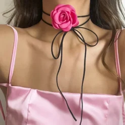 Necklaces & Chokers*Boogzel Clothing Rose Choker Necklace