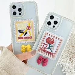 Iphone Cases*Boogzel Clothing Rose Embroidery iPhone Case