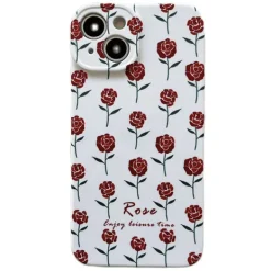 Iphone Cases*Boogzel Clothing Roses iPhone Case White/red
