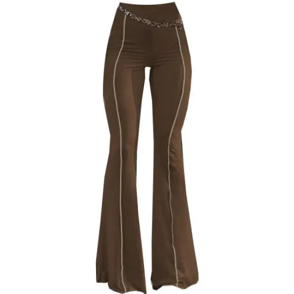 Pants & Trousers*Boogzel Clothing Run Your Game Flare Pants