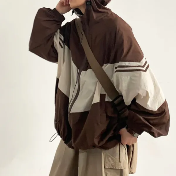 Mens|Coats & Jackets*Boogzel Clothing 90's Oversized Bomber Jacket Brown