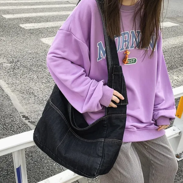 Bags & Purses*Boogzel Clothing 90's Denim Shoulder Bag