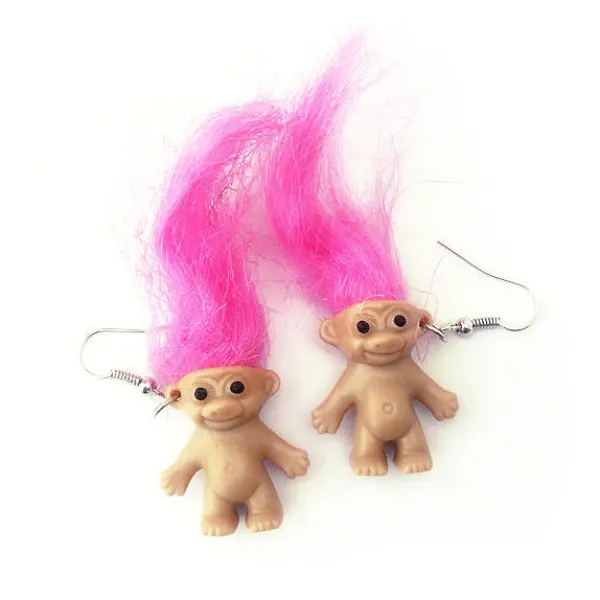 Earrings*Boogzel Clothing 90's Fever Troll Earrings