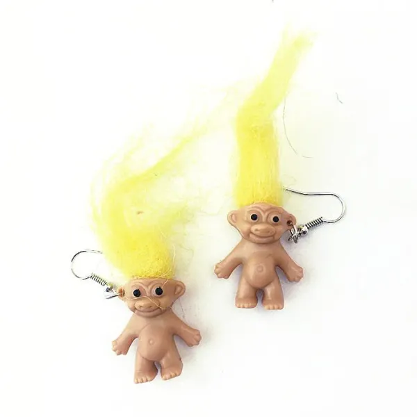 Earrings*Boogzel Clothing 90's Fever Troll Earrings
