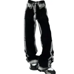 Jeans*Boogzel Clothing 90's Kids Collar Wide Leg Jeans