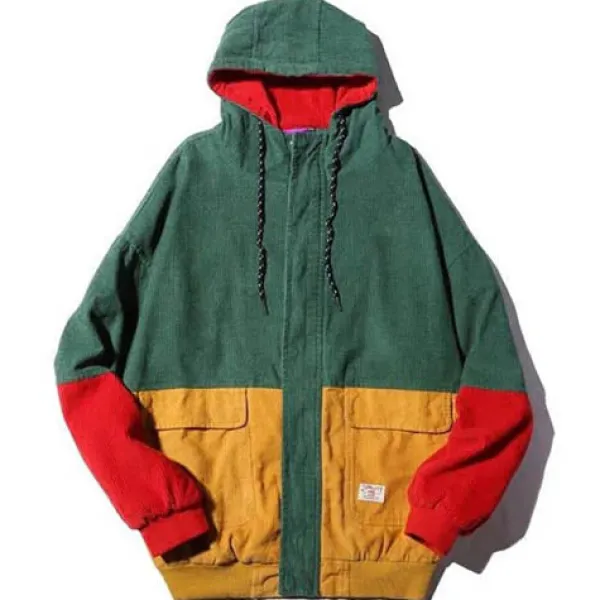 Coats & Jackets*Boogzel Clothing 90s Kids Corduroy Hooded Jacket