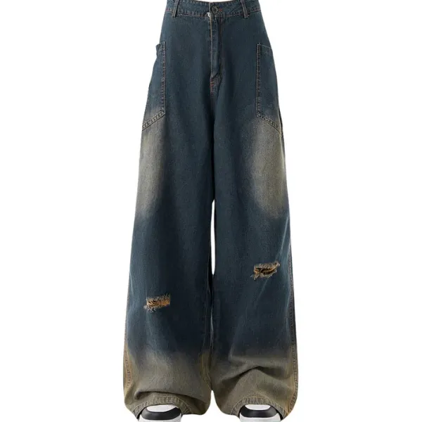 Jeans*Boogzel Clothing 90's Kids Wide Leg Jeans Blue