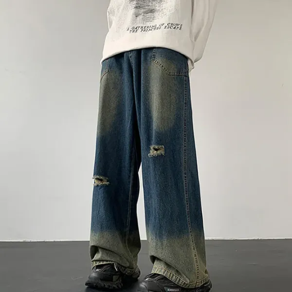 Jeans*Boogzel Clothing 90's Kids Wide Leg Jeans Blue