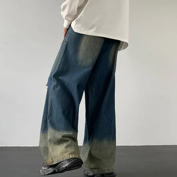 Jeans*Boogzel Clothing 90's Kids Wide Leg Jeans Blue