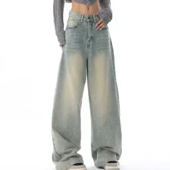 Jeans*Boogzel Clothing 90's Light Wash Baggy Jeans Blue