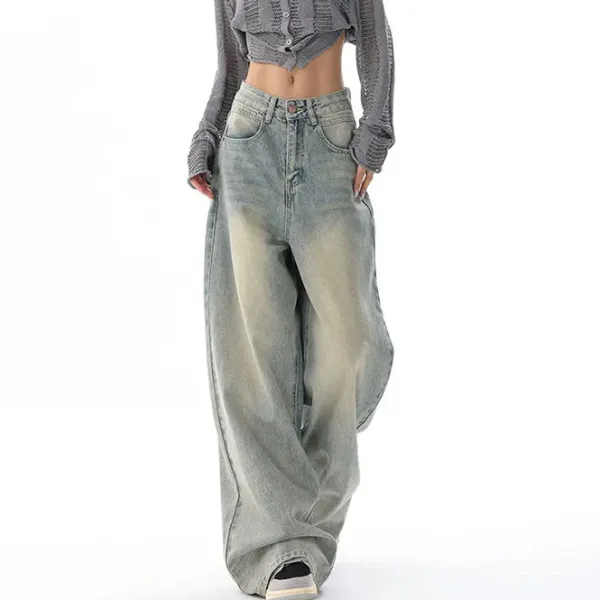 Jeans*Boogzel Clothing 90's Light Wash Baggy Jeans Blue