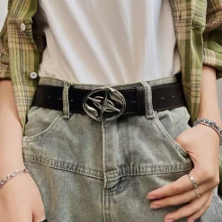 Belts & Chains*Boogzel Clothing 00's Nostalgia Star Belt Black