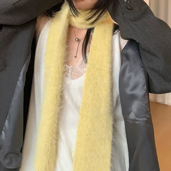 Other*Boogzel Clothing 2000's Popstar Fuzzy Scarf