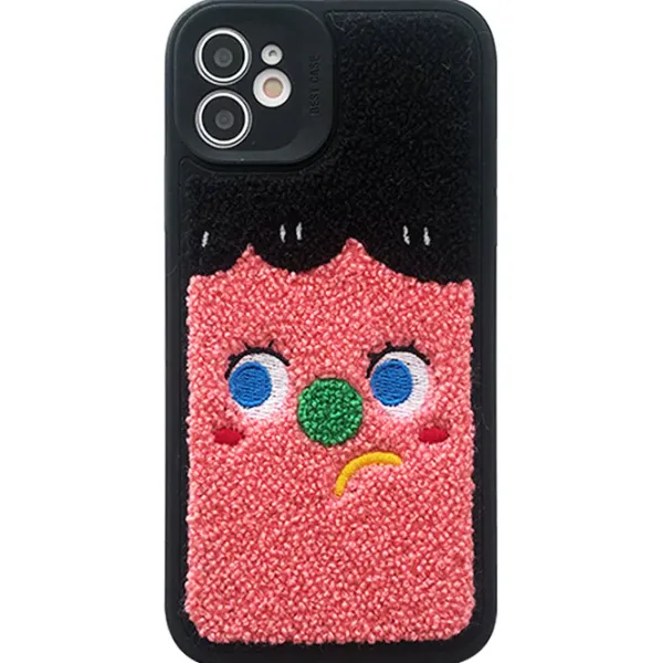 Iphone Cases*Boogzel Clothing Sad & Happy Fuzzy iPhone Case