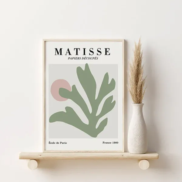 Posters / Tapestry|Aesthetic Room Decor*Boogzel Clothing Sage Green & Pink Canvas Posters