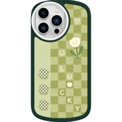 Iphone Cases*Boogzel Clothing Sage Checkerboard iPhone Case Green