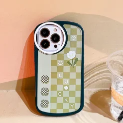 Iphone Cases*Boogzel Clothing Sage Checkerboard iPhone Case Green