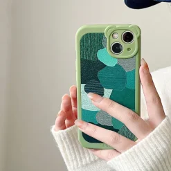 Iphone Cases*Boogzel Clothing Sage Patchwork iPhone Case Green