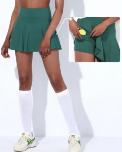 Tennis Skirts*Boogzel Clothing Tennis Saint-Tropez Tennis Skirt Green