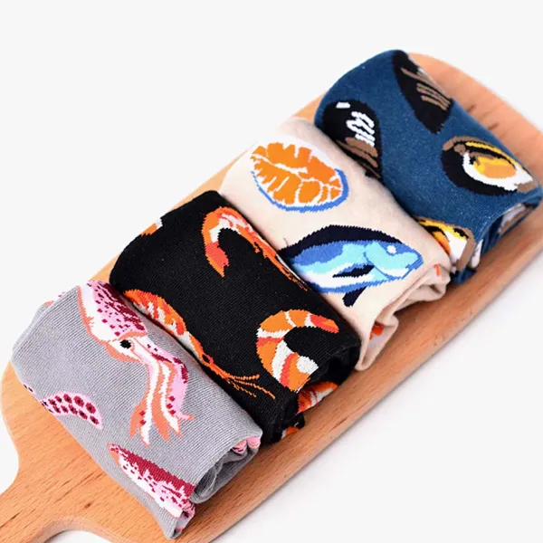 Socks*Boogzel Clothing Salmon Socks Beige