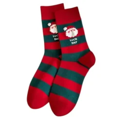 Socks*Boogzel Clothing Santa Striped Socks Red