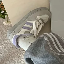 Classics|Aesthetic Sneakers*Boogzel Clothing Saturday School Sneakers in Lavender Grey/purple