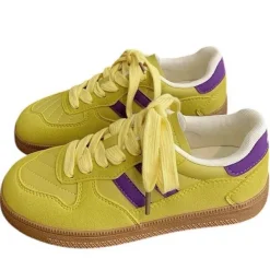 Aesthetic Sneakers*Boogzel Clothing Saturday School Sneakers in Yellow