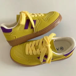 Aesthetic Sneakers*Boogzel Clothing Saturday School Sneakers in Yellow