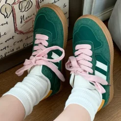 Aesthetic Sneakers*Boogzel Clothing Saturday School Sneakers in Green