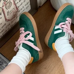 Aesthetic Sneakers*Boogzel Clothing Saturday School Sneakers in Green