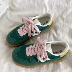 Aesthetic Sneakers*Boogzel Clothing Saturday School Sneakers in Green