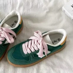 Aesthetic Sneakers*Boogzel Clothing Saturday School Sneakers in Green