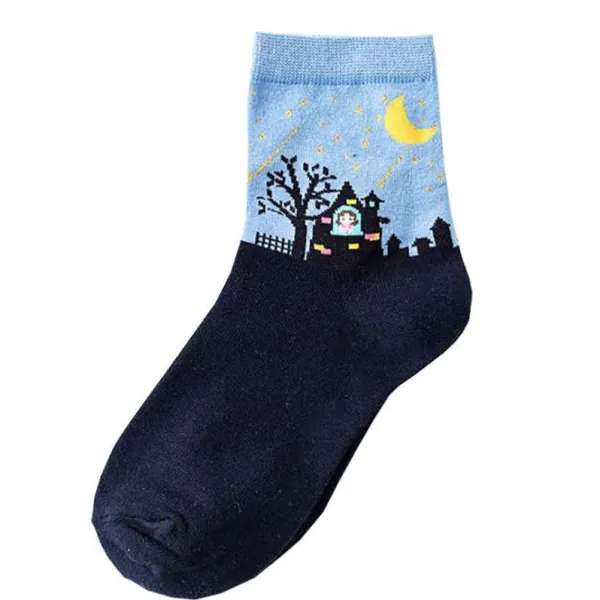 Socks*Boogzel Clothing Scary Night Socks